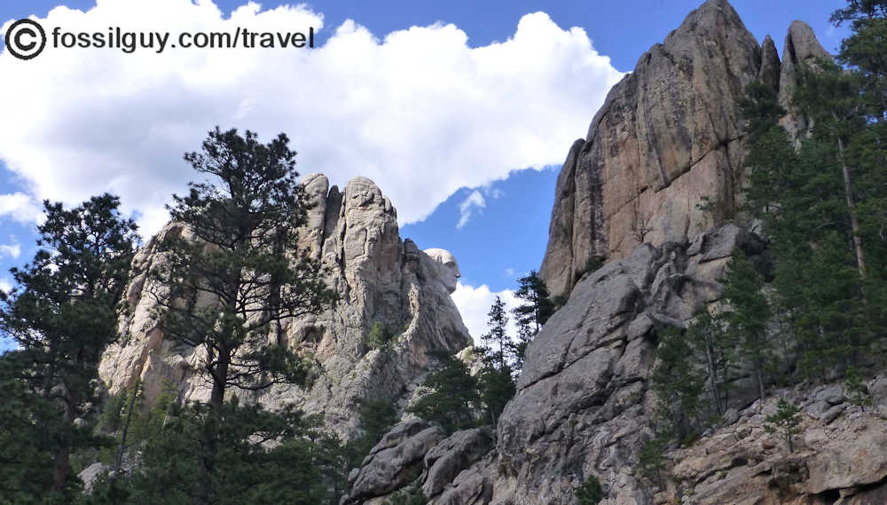 Visit Mount Rushmore - This is a cool side view.