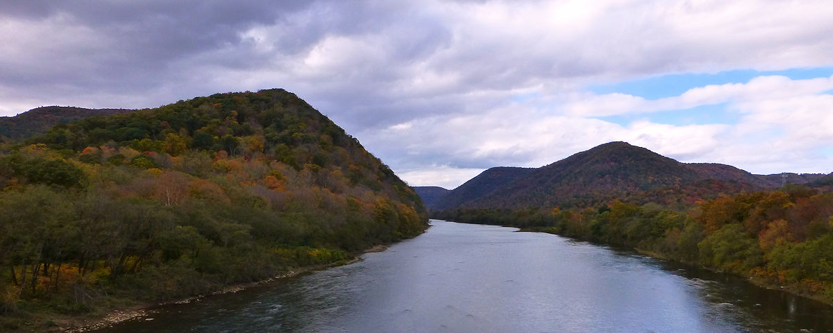 The Red Hill fossil site is nestled in an Appalachian valley in Central Pennsylvania.
