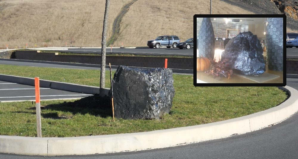 When you see large anthracite coal boulders used for landscaping and restaurant decor, you know you are in St. Clair